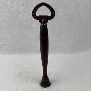 Reed & Barton Thomas O’Brian Bottle Opener/Cork Screw Wood Handle 10” Rare